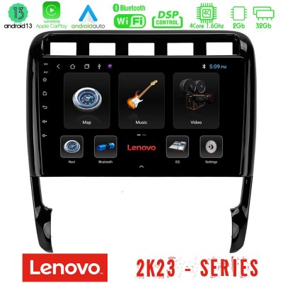 Lenovo Car Pad Porsche Cayenne 2003-2010 4Core Android 13 2+32GB Navigation Multimedia Tablet 9
