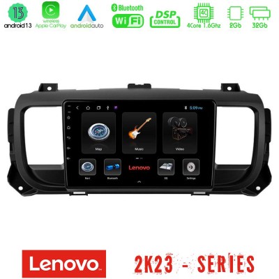 Lenovo Car Pad Citroen/Peugeot/Opel/Toyota 4Core Android 13 2+32GB Navigation Multimedia Tablet 9