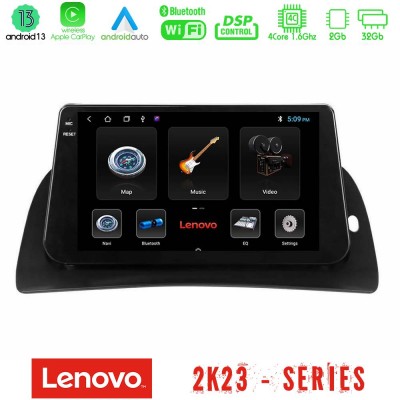 Lenovo Car Pad Renault Kangoo 2015-2018 4Core Android 13 2+32GB Navigation Multimedia Tablet 9