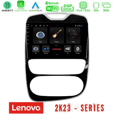 Lenovo Car Pad Renault Clio 2016-2019 4Core Android 13 2+32GB Navigation Multimedia Tablet 10