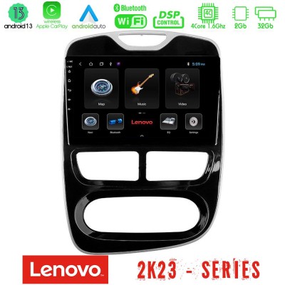 Lenovo Car Pad Renault Clio 2012-2016 4Core Android 13 2+32GB Navigation Multimedia Tablet 10