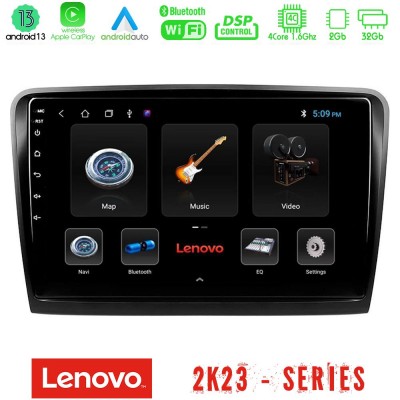 Lenovo Car Pad Skoda Superb 2008-2015 4Core Android 13 2+32GB Navigation Multimedia Tablet 10