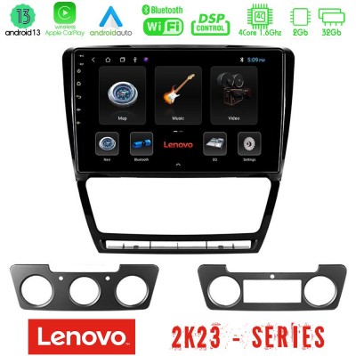 Lenovo Car Pad Skoda Octavia 5 4Core Android 13 2+32GB Navigation Multimedia Tablet 10