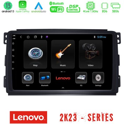 Lenovo Car Pad Smart 451 4Core Android 13 2+32GB Navigation Multimedia Tablet 9