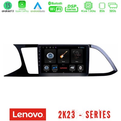 Lenovo Car Pad Seat Leon 2013 – 2019 4Core Android 13 2+32GB Navigation Multimedia Tablet 9