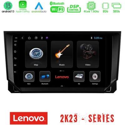 Lenovo Car Pad Seat Arona/Ibiza 4Core Android 13 2+32GB Navigation Multimedia Tablet 9