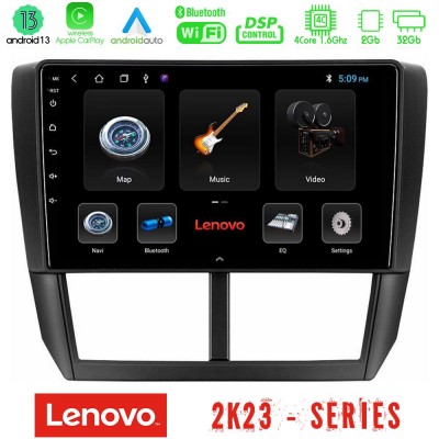 Lenovo Car Pad Subaru Forester 4Core Android 13 2+32GB Navigation Multimedia Tablet 9