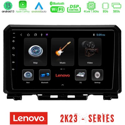 Lenovo Car Pad Suzuki Jimny 2018-2022 4Core Android 13 2+32GB Navigation Multimedia Tablet 9
