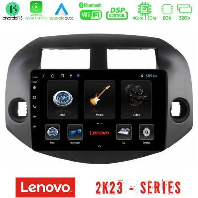 Lenovo Car Pad Toyota Rav4 2006-2012 4Core Android 13 2+32GB Navigation Multimedia Tablet 10