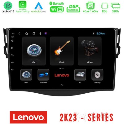Lenovo Car Pad Toyota RAV4 4Core Android 13 2+32GB Navigation Multimedia 9