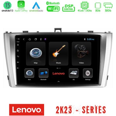 Lenovo Car Pad Toyota Avensis T27 4Core Android 13 2+32GB Navigation Multimedia Tablet 9