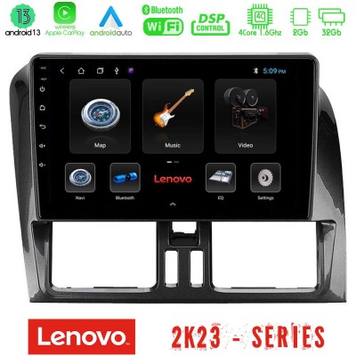 Lenovo Car Pad Volvo XC60 2009-2012 4Core Android 13 2+32GB Navigation Multimedia Tablet 9