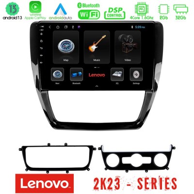 Lenovo Car Pad VW Jetta 4Core Android 13 2+32GB Navigation Multimedia Tablet 10