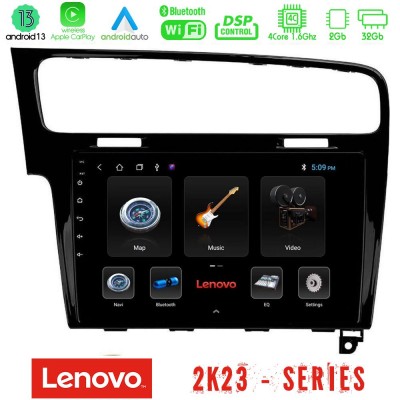Lenovo Car Pad VW GOLF 7 4Core Android 13 2+32GB Navigation Multimedia Tablet 10