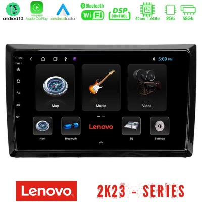 Lenovo Car Pad VW Beetle 4Core Android 13 2+32GB Navigation Multimedia Tablet 9