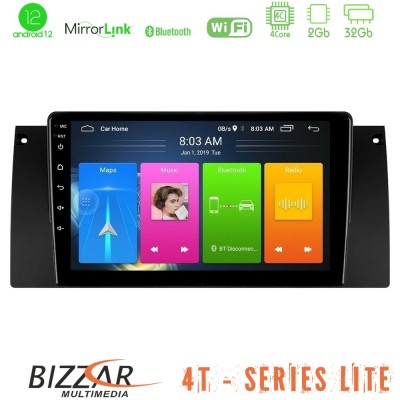 Bizzar 4T Series BMW 5 Series (E39) / X5 (E53) 4Core Android12 2+32GB Navigation Multimedia Tablet 9