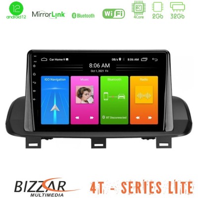 Bizzar 4T Series Nissan Qashqai J12 & X-Trail T33 4Core Android12 2+32GB Navigation Multimedia Tablet 10