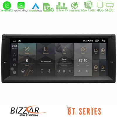 Bizzar OEM BMW 5er E39 10.25″ Special Design 8core Android12 4+64GB Navigation Multimedia Deckless με Carplay/AndroidAuto