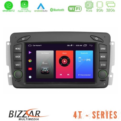 Bizzar OEM C Class / CLK Class (W203/W209) 4core Android12 2+32GB Navigation Multimedia Deckless 7