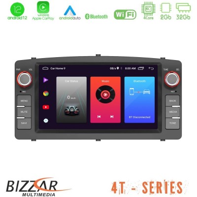 Bizzar OEM Toyota Corolla 2002-2006 4core Android12 2+32GB Navigation Multimedia Deckless 7