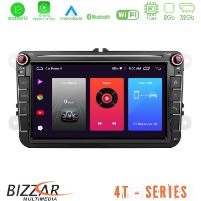 Bizzar VW Group 4core Android12 2+16GB Navigation Multimedia Deckless 8