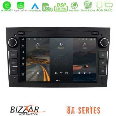 Bizzar OEM Opel Astra/Corsa/Antara/Zafira 8core Android12 4+64GB Navigation Multimedia Deckless 7