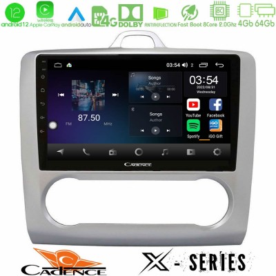 Cadence X Series Ford Focus Auto AC 8core Android12 4+64GB Navigation Multimedia 9