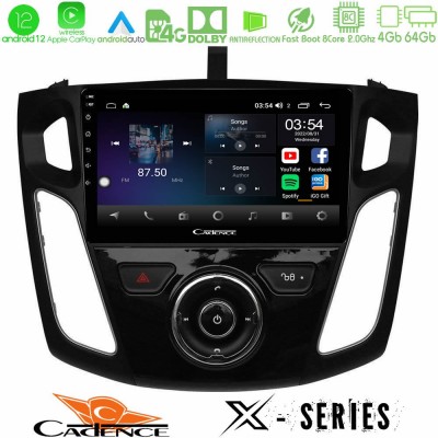 Cadence X Series Ford Focus 2012-2018 8core Android12 4+64GB Navigation Multimedia Tablet 9