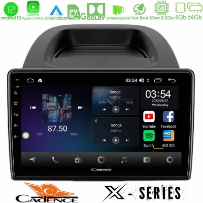 Cadence X Series Ford Ecosport 2018-2020 8core Android12 4+64GB Navigation Multimedia Tablet 10