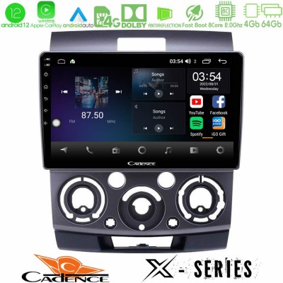 Cadence X Series Ford Ranger/Mazda BT50 8core Android12 4+64GB Navigation Multimedia Tablet 9