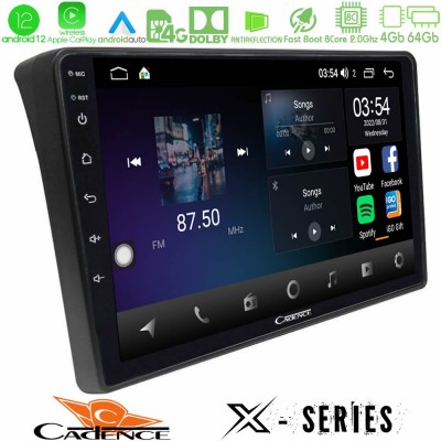 Cadence X Series Fiat Ducato/Citroen Jumper/Peugeot Boxer 8core Android12 4+64GB Navigation Multimedia Tablet 9