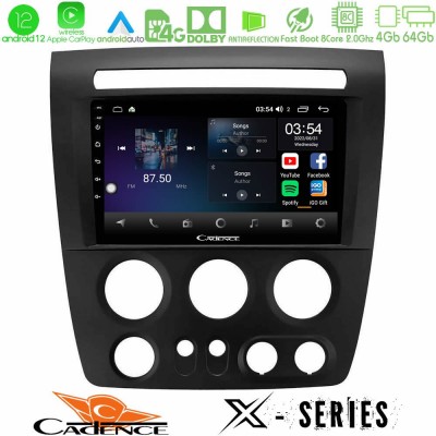 Cadence X Series Hummer H3 2005-2009 8core Android12 4+64GB Navigation Multimedia Tablet 9