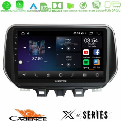 Cadence X Series Hyundai ix35 8core Android12 4+64GB Navigation Multimedia Tablet 10