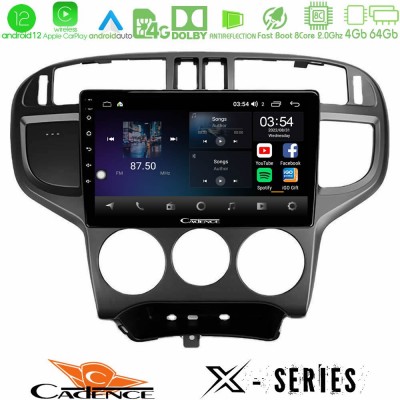 Cadence X Series Hyundai Matrix 2001-2010 8Core Android12 4+64GB Navigation Multimedia Tablet 9