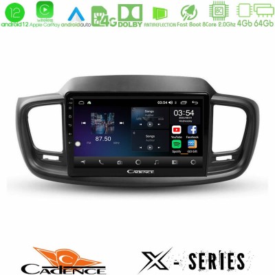 Cadence X Series Kia Sorento 2018-2021 8Core Android12 4+64GB Navigation Multimedia Tablet 9