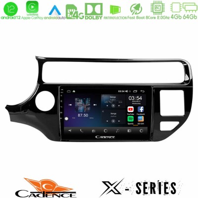 Cadence X Series Kia Rio 2015-2017 8core Android12 4+64GB Navigation Multimedia Tablet 9
