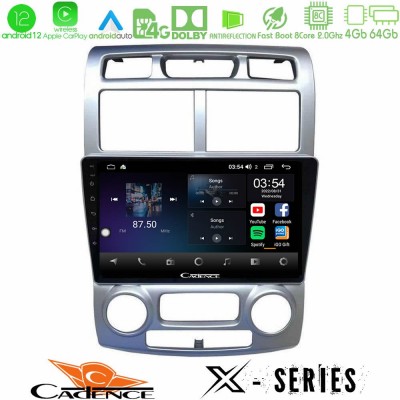 Cadence X Series Kia Sportage 2005-2008 8core Android12 4+64GB Navigation Multimedia Tablet 9″