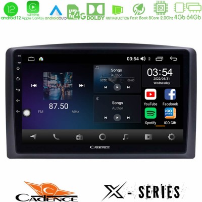 Cadence X Series Mercedes Vito 2015-2021 8core Android12 4+64GB Navigation Multimedia Tablet 10