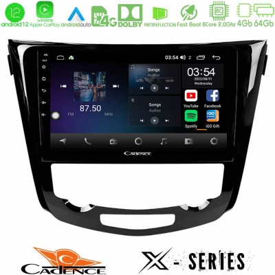 Cadence X Series Nissan Qashqai J11 (AUTO A/C) 8core Android12 4+64GB Navigation Multimedia Tablet 10