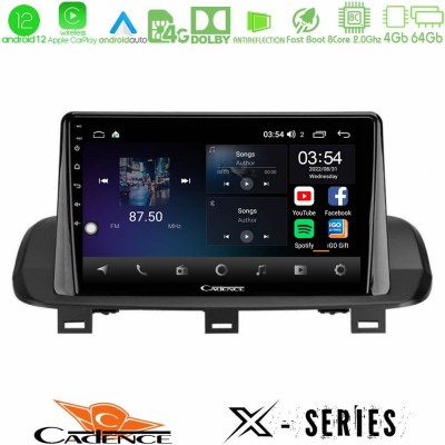Cadence X Series Nissan Qashqai J12 & X-Trail T33 8core Android12 4+64GB Navigation Multimedia Tablet 10