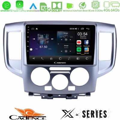 Cadence X Series Nissan NV200 8core Android12 4+64GB Navigation Multimedia Tablet 9
