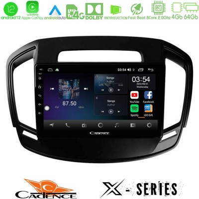 Cadence X Series Opel Insignia 2014-2017 8core Android12 4+64GB Navigation Multimedia Tablet 9