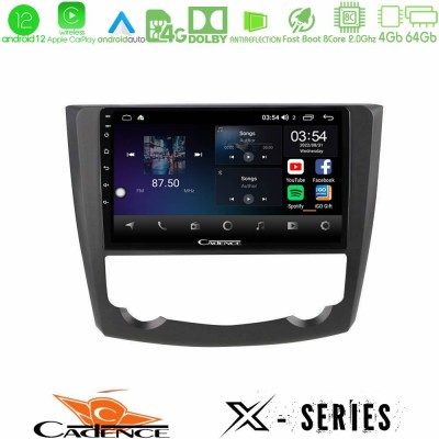 Cadence X Series Renault Kadjar 8core Android12 4+64GB Navigation Multimedia Tablet 9