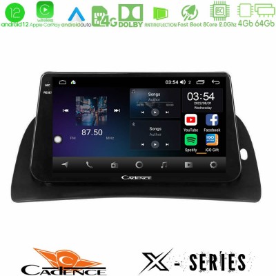 Cadence X Series Renault Kangoo 2015-2018 8Core Android12 4+64GB Navigation Multimedia Tablet 9