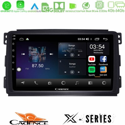 Cadence X Series Smart 451 8core Android12 4+64GB Navigation Multimedia Tablet 9