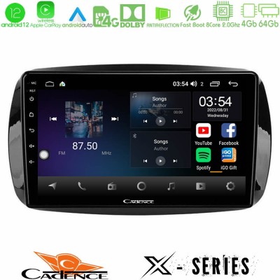 Cadence X Series Smart 453 8core Android12 4+64GB Navigation Multimedia Tablet 9