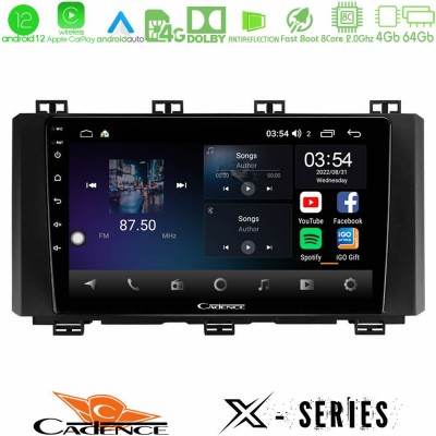 Cadence X Series Seat Ateca 2017-2021 8core Android12 4+64GB Navigation Multimedia Tablet 9