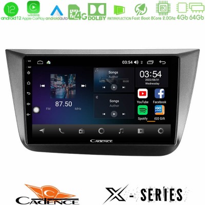 Cadence X Series Seat Altea 2004-2015 8core Android12 4+64GB Navigation Multimedia Tablet 9