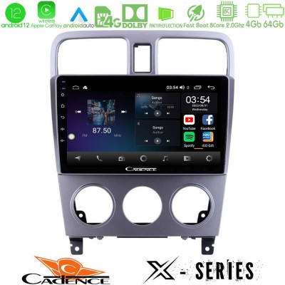 Cadence X Series Subaru Forester 2003-2007 8core Android12 4+64GB Navigation Multimedia Tablet 9