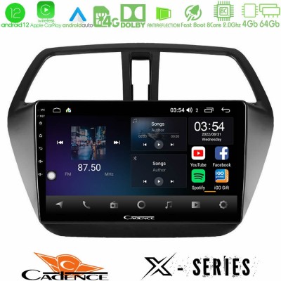 Cadence X Series Suzuki SX4 S-Cross 8core Android12 4+64GB Navigation Multimedia Tablet 9
